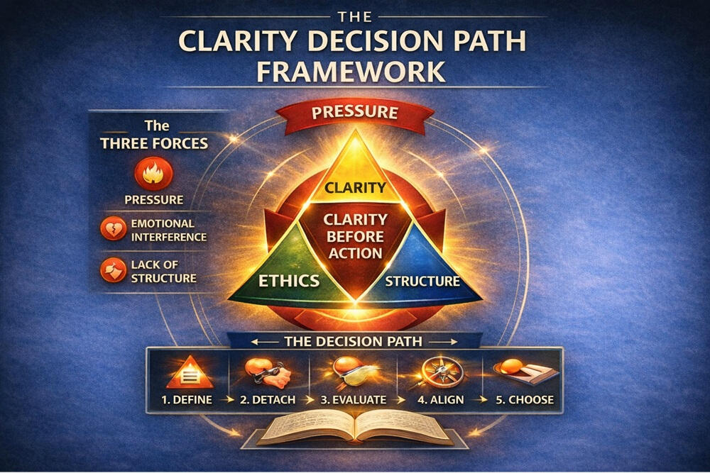 The Clarity Decision Path System Diagram